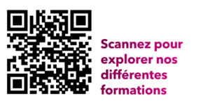 QR code pour accéder aux formations